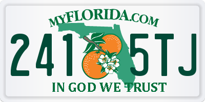 FL license plate 2415TJ