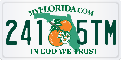 FL license plate 2415TM