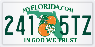 FL license plate 2415TZ