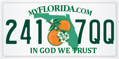 FL license plate 2417QQ