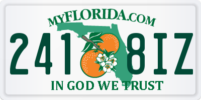FL license plate 2418IZ