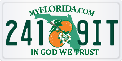 FL license plate 2419IT