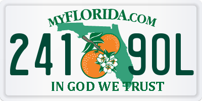 FL license plate 2419OL