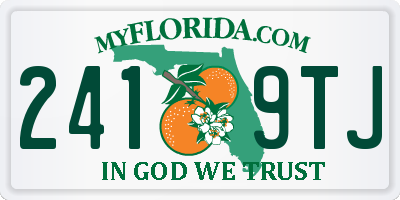 FL license plate 2419TJ