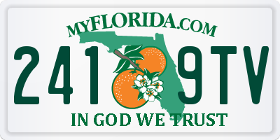 FL license plate 2419TV