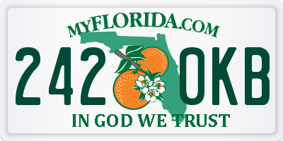 FL license plate 2420KB