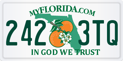 FL license plate 2423TQ