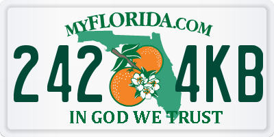 FL license plate 2424KB