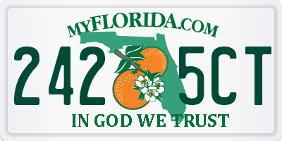 FL license plate 2425CT
