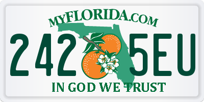 FL license plate 2425EU