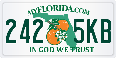 FL license plate 2425KB