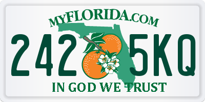 FL license plate 2425KQ