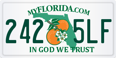 FL license plate 2425LF
