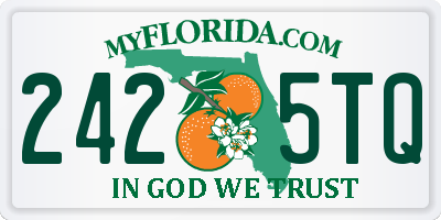 FL license plate 2425TQ