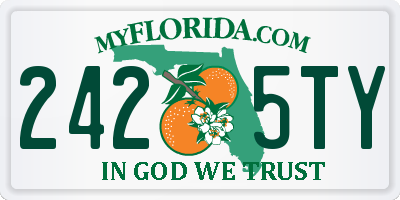 FL license plate 2425TY