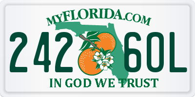 FL license plate 2426OL