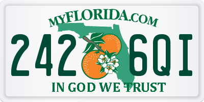 FL license plate 2426QI