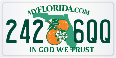 FL license plate 2426QQ