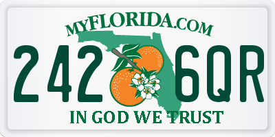FL license plate 2426QR