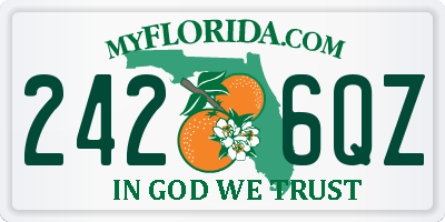 FL license plate 2426QZ