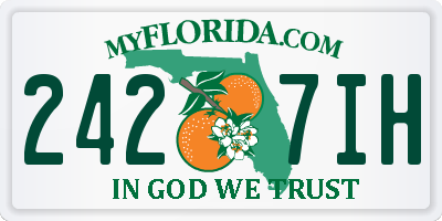 FL license plate 2427IH