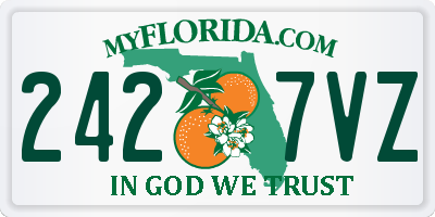 FL license plate 2427VZ