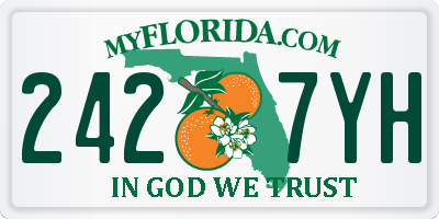 FL license plate 2427YH