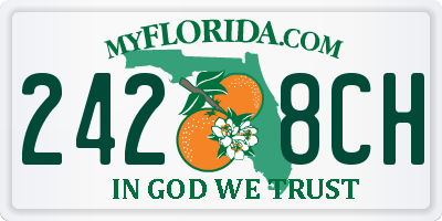 FL license plate 2428CH