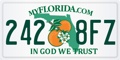 FL license plate 2428FZ