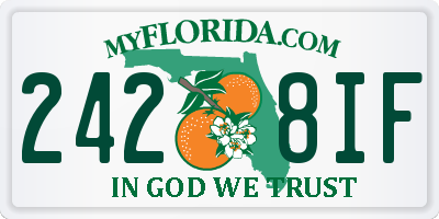 FL license plate 2428IF