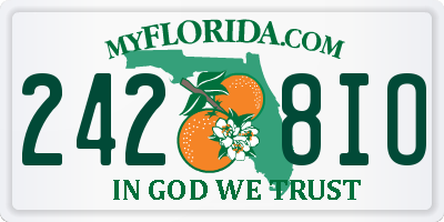 FL license plate 2428IO