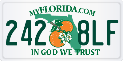 FL license plate 2428LF