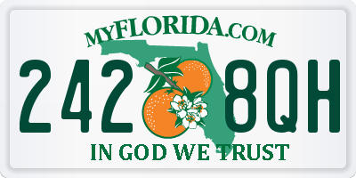 FL license plate 2428QH