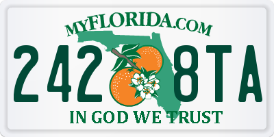 FL license plate 2428TA