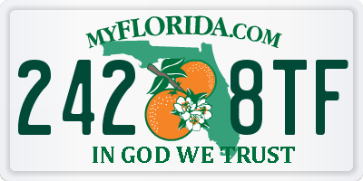 FL license plate 2428TF