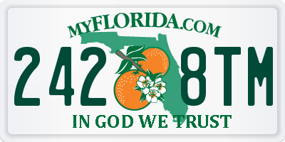 FL license plate 2428TM