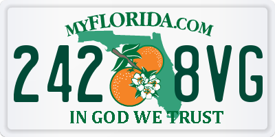 FL license plate 2428VG
