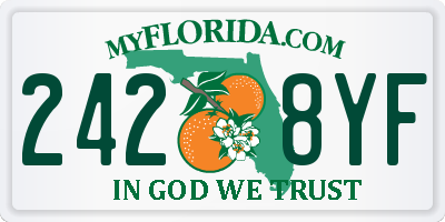 FL license plate 2428YF