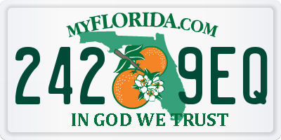 FL license plate 2429EQ
