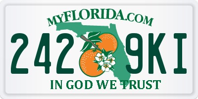 FL license plate 2429KI