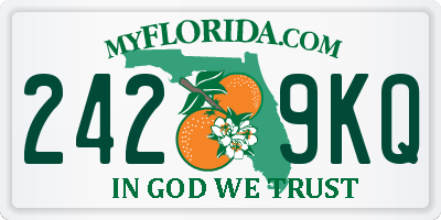 FL license plate 2429KQ