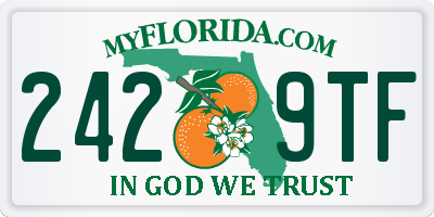 FL license plate 2429TF