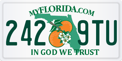 FL license plate 2429TU