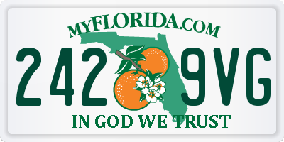 FL license plate 2429VG