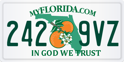 FL license plate 2429VZ
