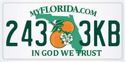 FL license plate 2433KB