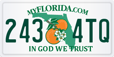 FL license plate 2434TQ