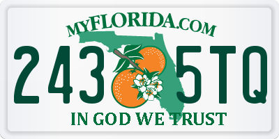 FL license plate 2435TQ