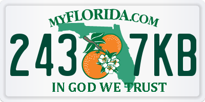 FL license plate 2437KB