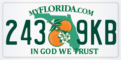 FL license plate 2439KB